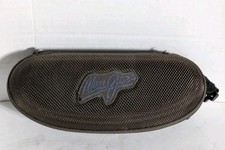 Maui Jim Hard Brown Sunglasses Glasses Zipper Clamshell Sport Clip Case Only