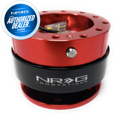 NRG QUICK RELEASE GEN 2.0 RED BODY BLACK RING + HARDWARE - Foto 12