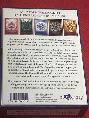 Crystal Mandala Oracle: Channel the Power of Heaven & Earth Cards Tarot Deck - Picture 3 of 6