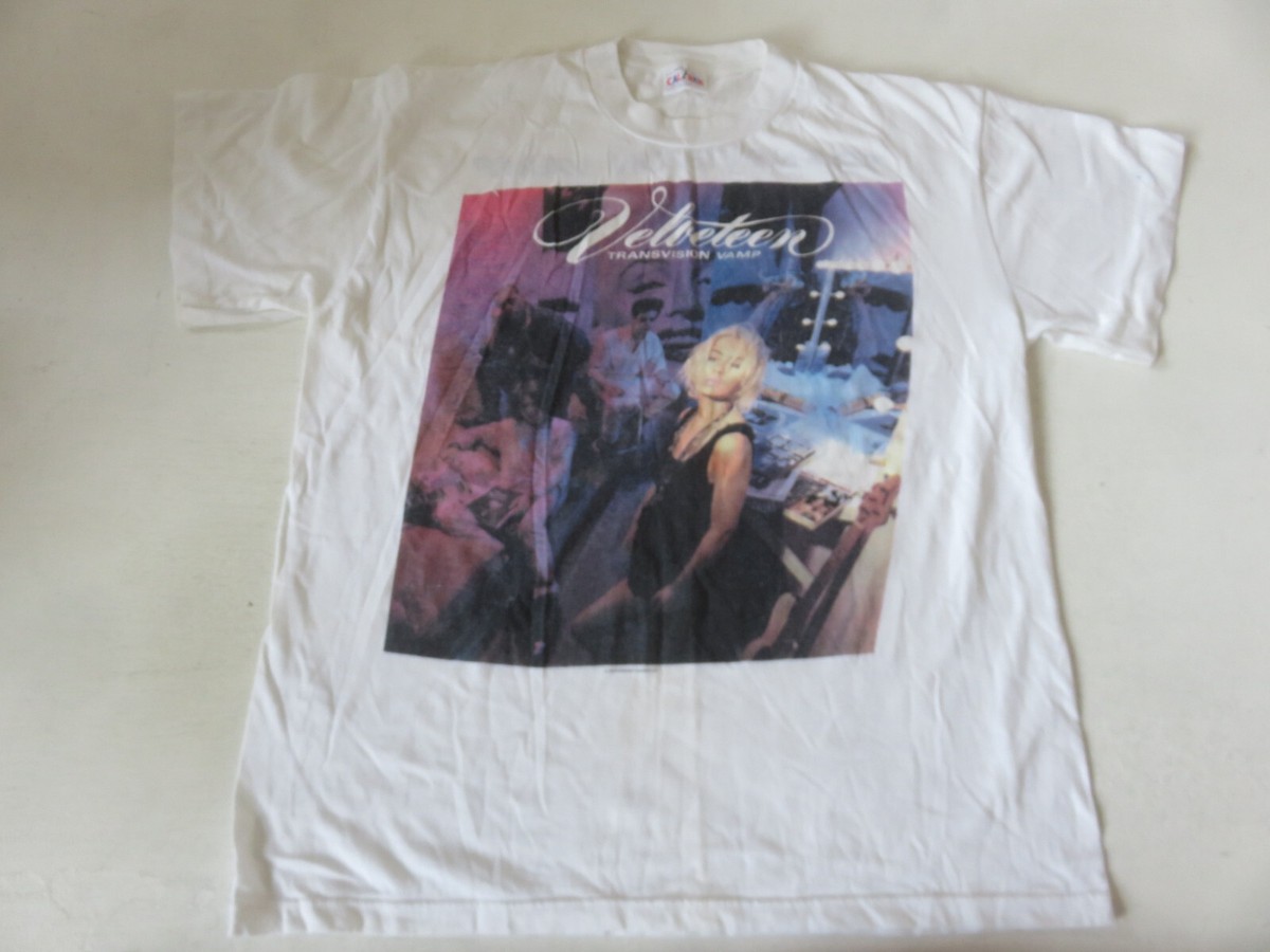 TRANSVISION VAMP Velveteen 1989 UK Tour VINTAGE 80s T-Shirt WENDY