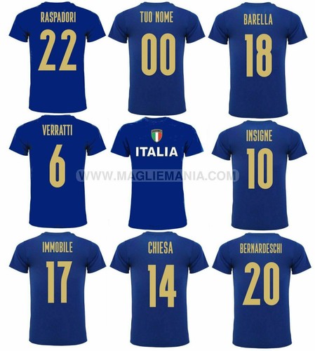 MAGLIA CALCIO NAZIONALE Italia Barella Size M EURO2020 2021 away bianca  inter EUR 51,00 - PicClick IT