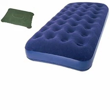 Zaltana Twin Size Air Mattress(Size:73"x38"x7.5") with Inflatable Pillow