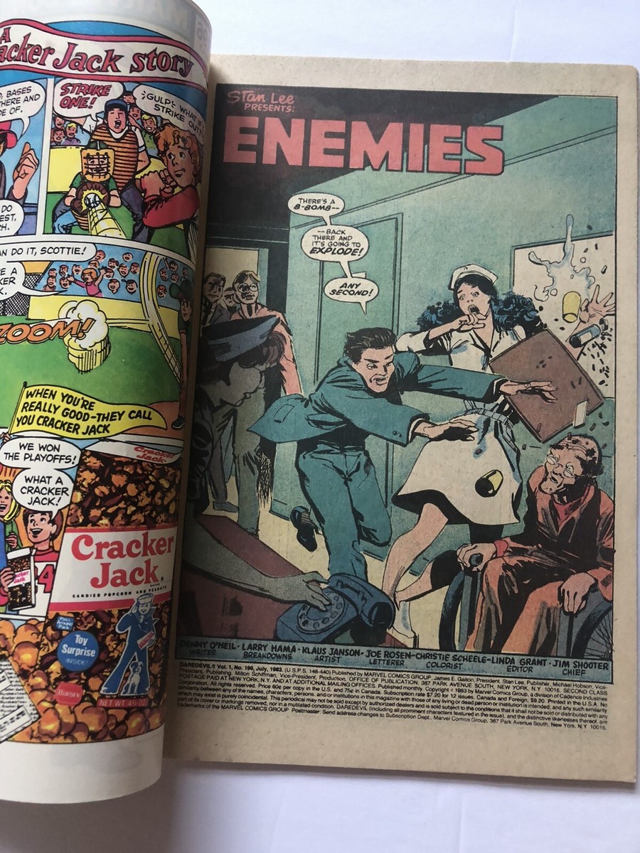 アメコミ マーベル Daredevil 196 1983 Wolverine Daredevil
