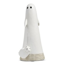8.5" GHOST WITH GHOST DOG Table Top Fun Cute Spooky Halloween NEW RAZ 4420456
