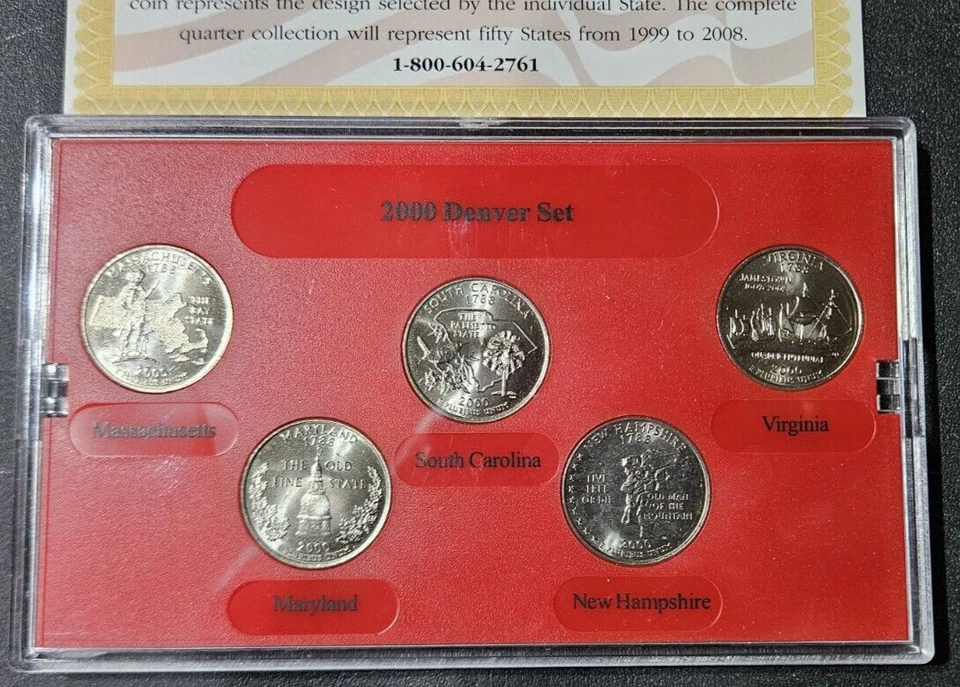 1999-2001 Denver Mint Edition State Quarter Collection New - Image 2 of 4