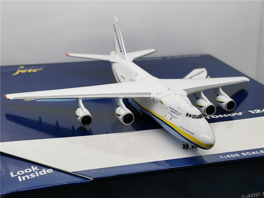 Rare)1:400 GeminiJets GJADB1989 Antonov An-124-100M Ruslan