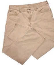 Lee Riveted Tan Jeans 38x30 made in USA