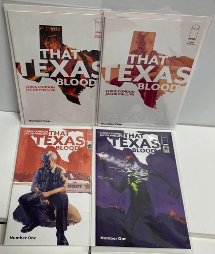 That Texas Blood Lot of 4 Issues Image Comics NM/VF Nice Run