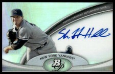 2011 Bowman Platinum #BPA-SH Shaeffer Hall Prospect Autograph Refractors