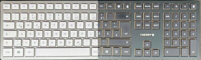 Ersatz Taste / Key für Cherry DW 9000 SLIM Tastatur Keyboard schwarz / weiss