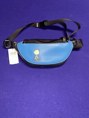 NWT Coach 5512 Limited Edition X Peanuts Mini Warren Belt Bag With