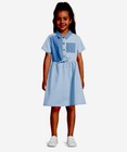 Wonder Nation Girls Blue Denim Tie Front Dress Size XXL (18) NWT — photo 4