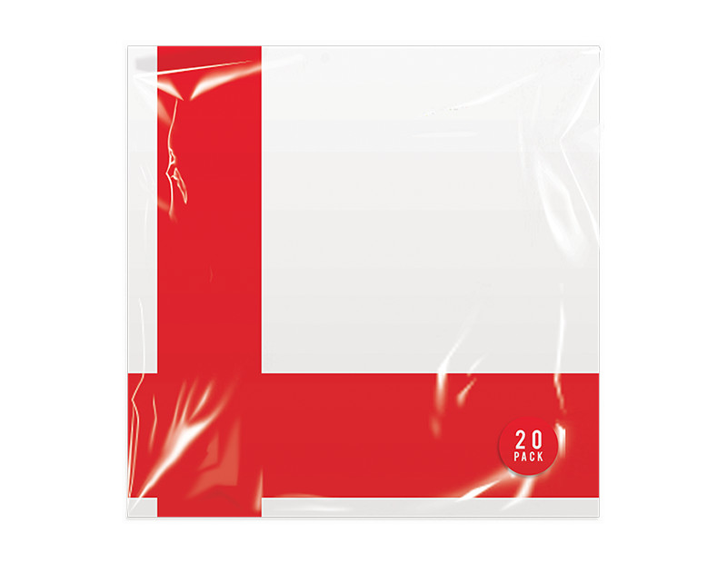 20pk England St George Paper Napkins Dinner BBQ Party Tableware Serviette UK