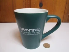 M Ware Syntel Technology 14oz Green Ceramic Coffee Mug