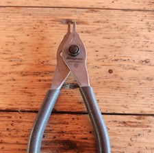 SNAP ON TOOLS PEARL BLUE 90° Tip .038 Convertible Snap Ring Pliers SRPCR3890PB