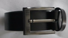 LEATHER BELT Genuine 100 BLACK BRAND NEW