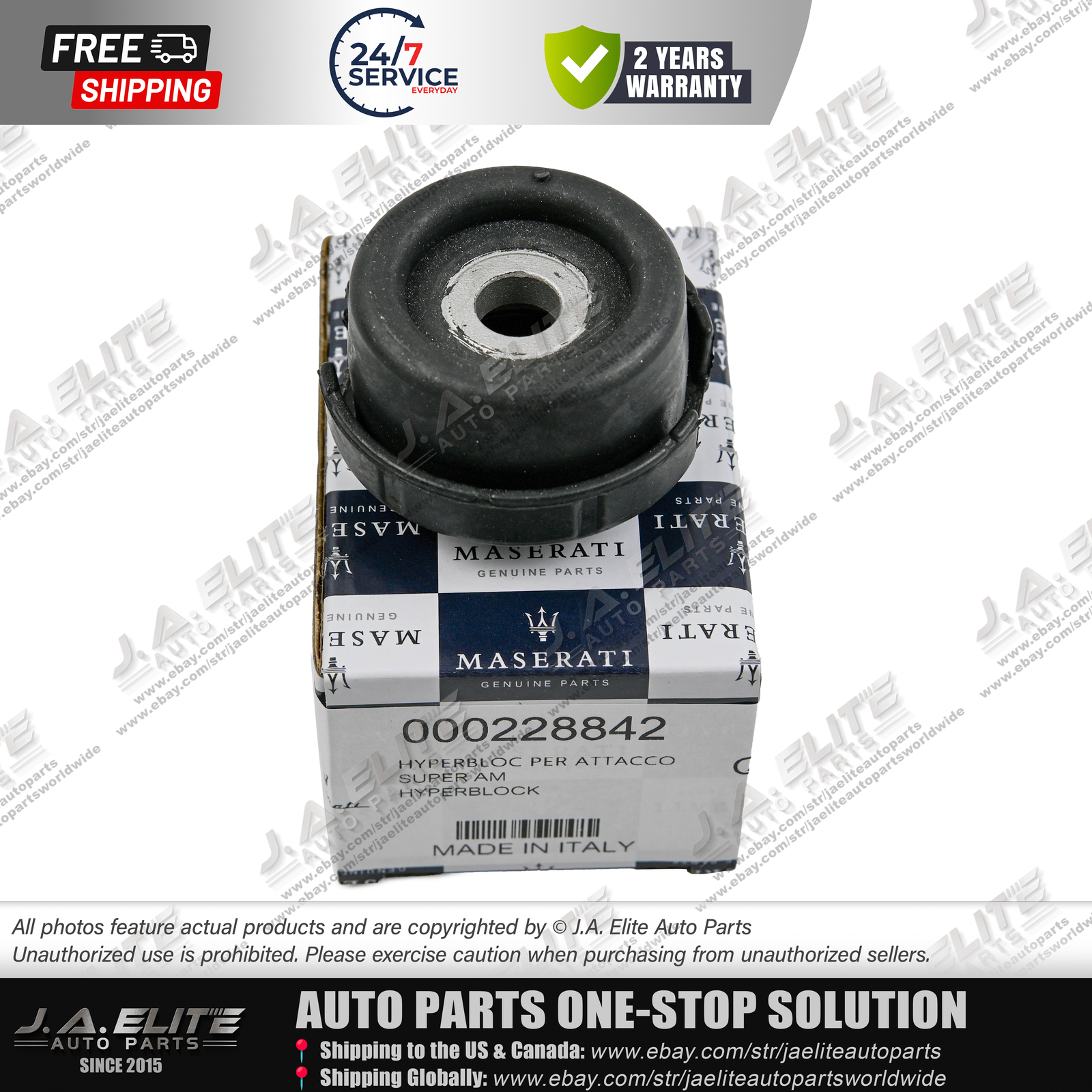 4pcs Genuine Shock Absoreber Top Glues fit Maserati Quattroporte GT GC, 228842