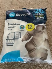 NEW JG Speedfit 15mm Pushfit Elbows 10 Pack PEMO315W Push Fit John Guest