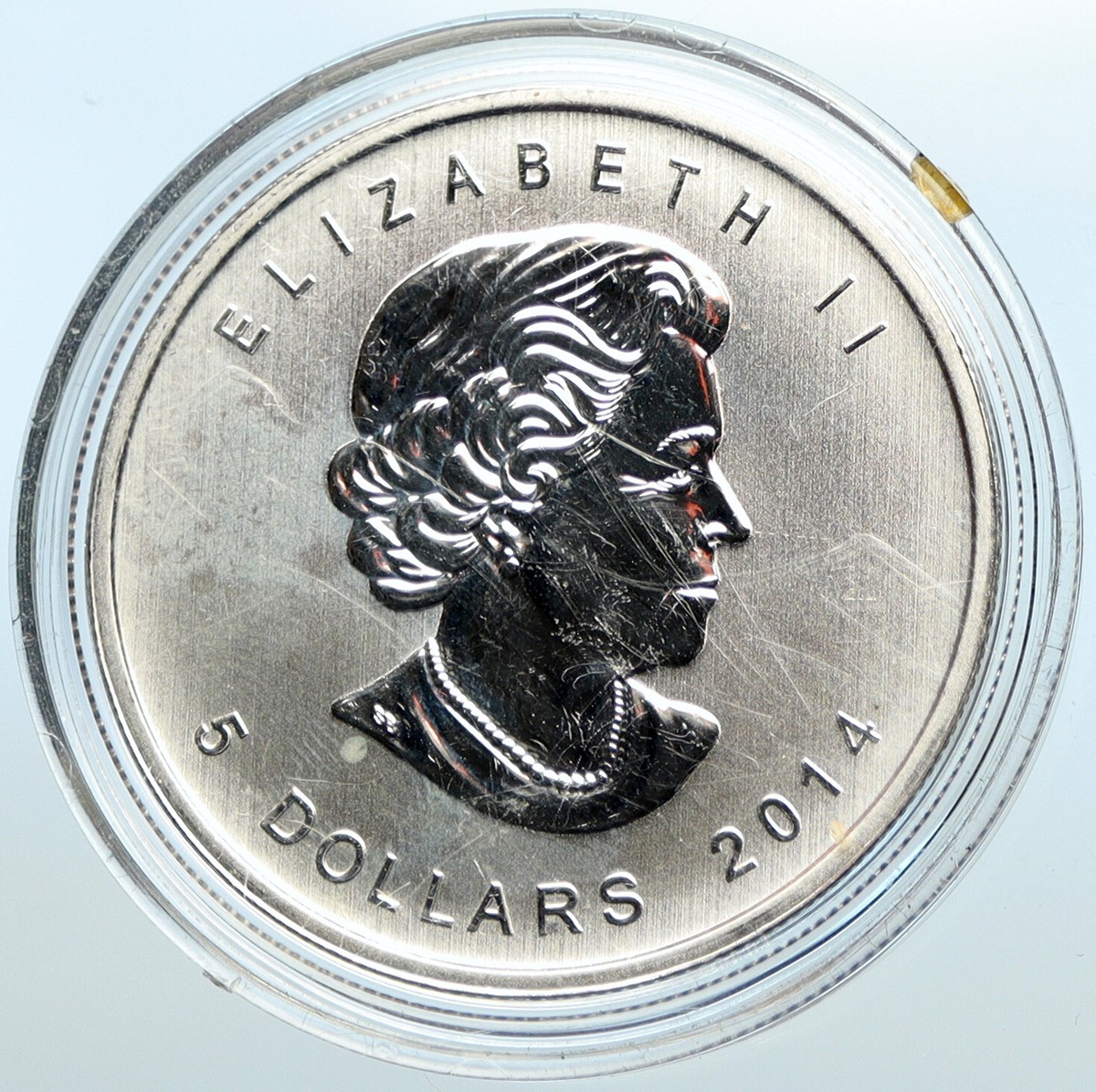 2014 CANADA UK Elizabeth II PEREGRINE FALCON Wildlife 1OZ Silver