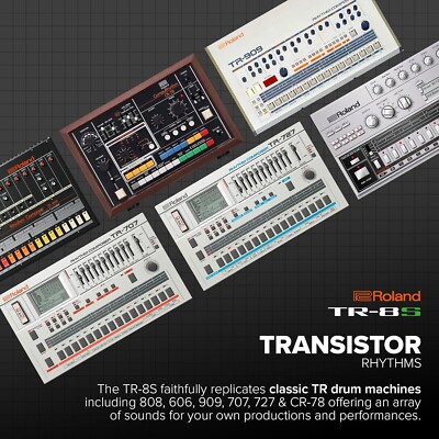 Roland　AIRA series TR-8S Roland AIRA TR-8S – DJ TechTools