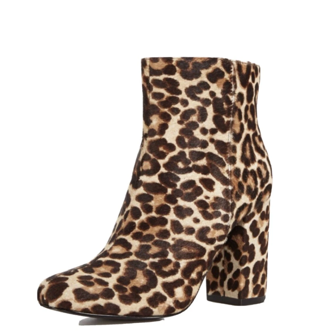 Charles david leopard best sale booties