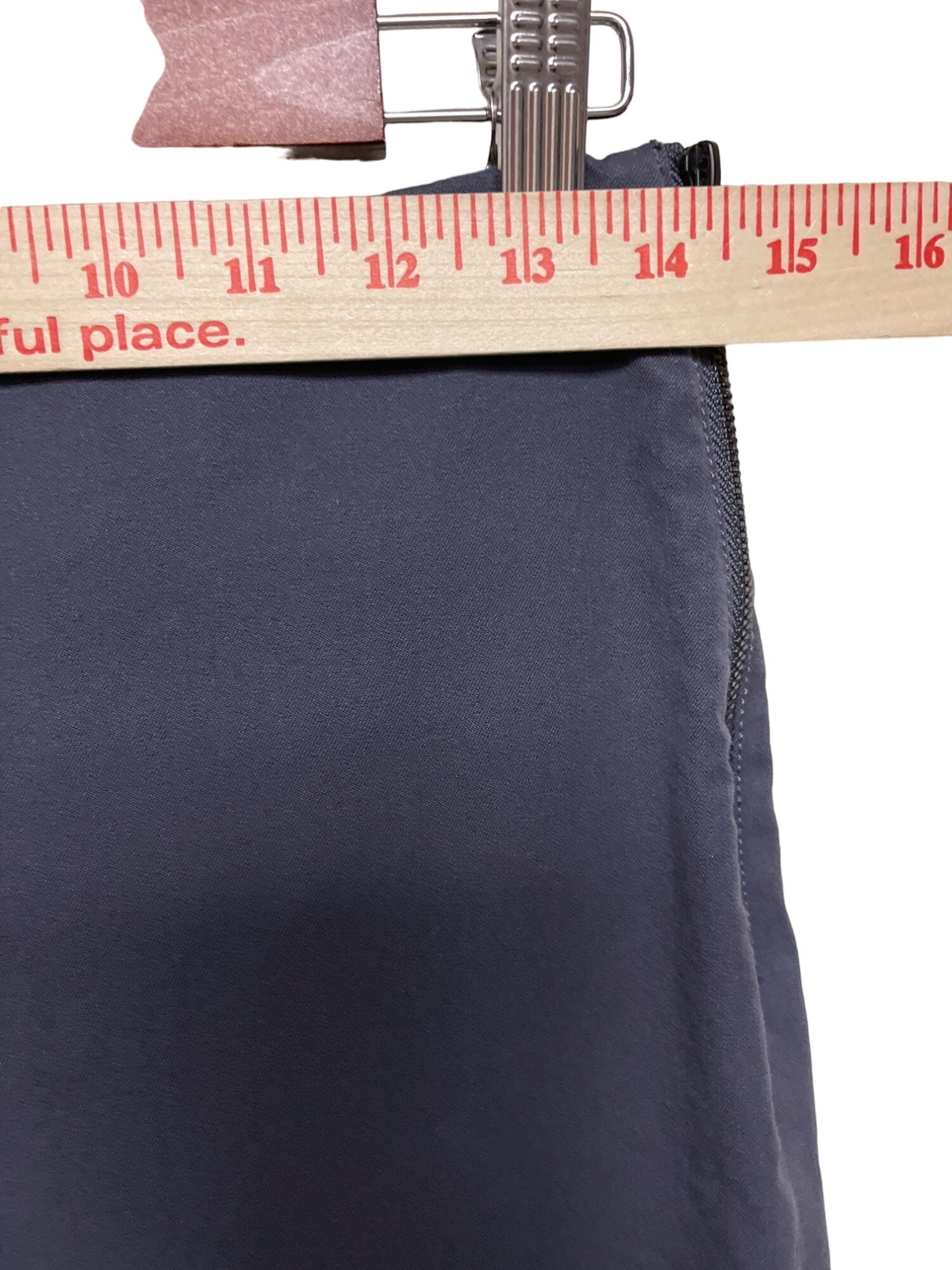 Everlane Side Zip Stretch Cotton Pants Grey Women… - image 7