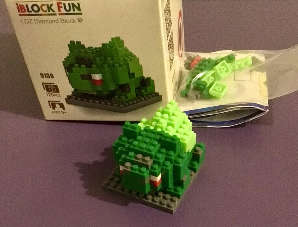 LOZ Diamond iBlock Fun Pokémon Pikachu Charmander Squirtle Bulbasaur - Image 4 of 4