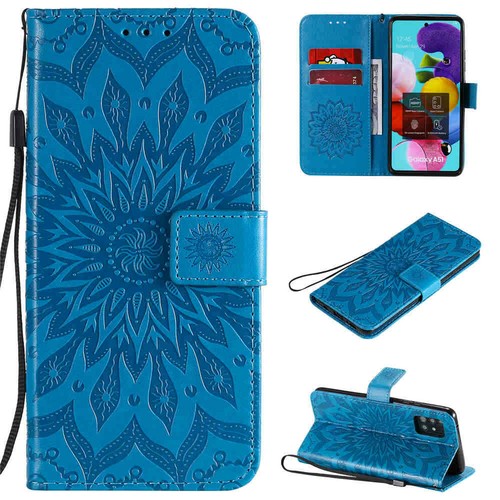 For Samsung A51 A71 A20 A21s A10e A41 Leather Flip Card Holder Wallet Case Cover - Picture 7 of 36