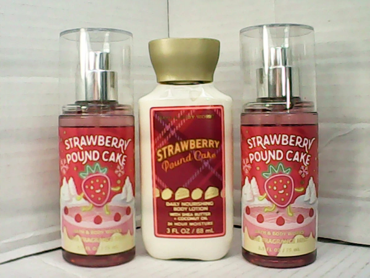 Strawberry pound cake spray sale