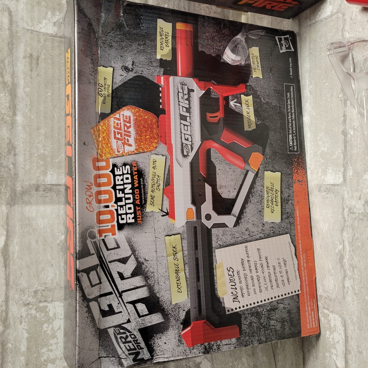  Nerf Pro Gelfire Mythic Full Auto Blaster & 10,000