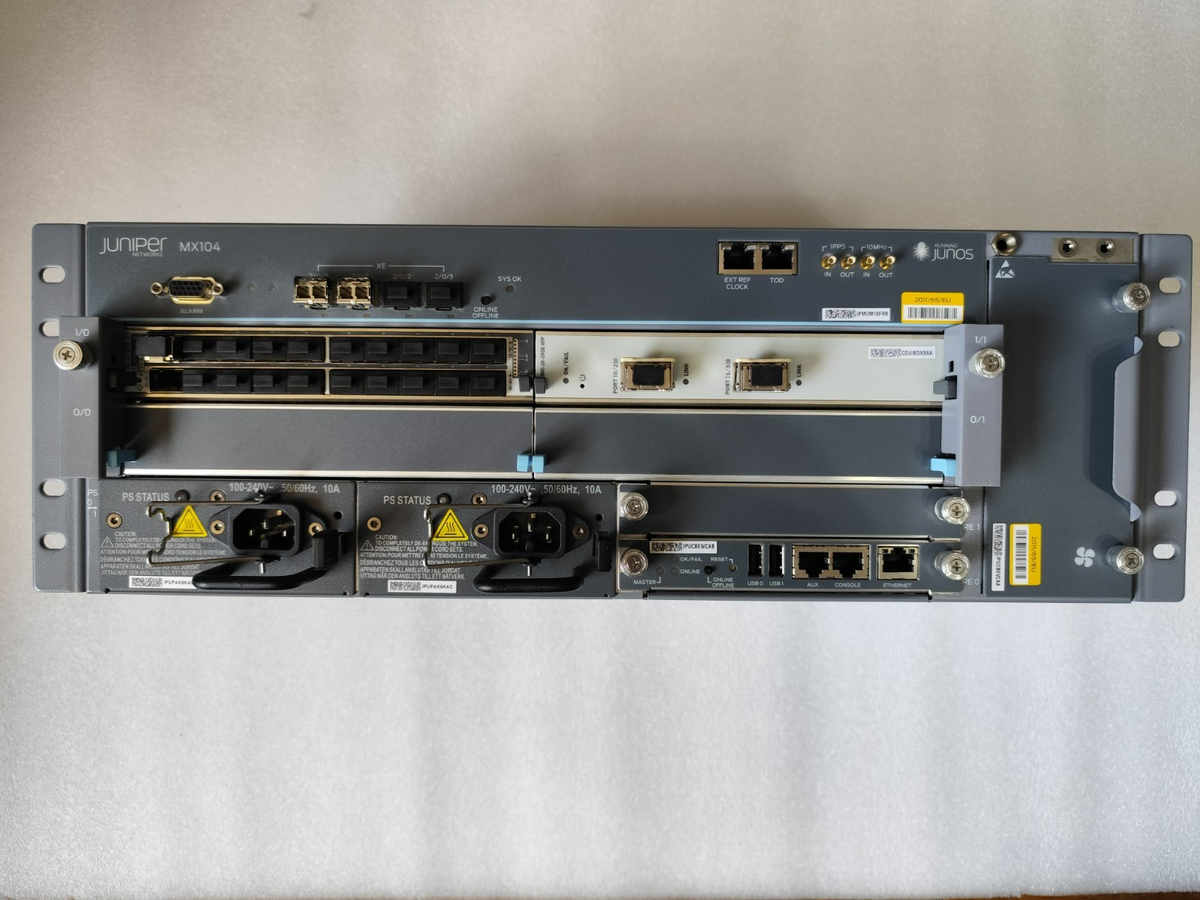 Yuyu  New Juniper MX204 Router MX204-HW-BASE Junos-64 Dual AC