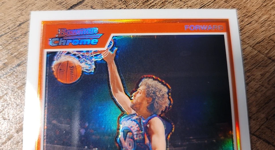 2007-08 Bowman cromo refractor #ed/299 Pau Gasol #16 Grizzlies raro corto SP! Foto 3 de 4