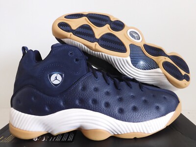 NIKE AIR JORDAN JUMPMAN TEAM II OBSIDIAN BLUE-FLINT GREY SZ 13 [819175-400] 