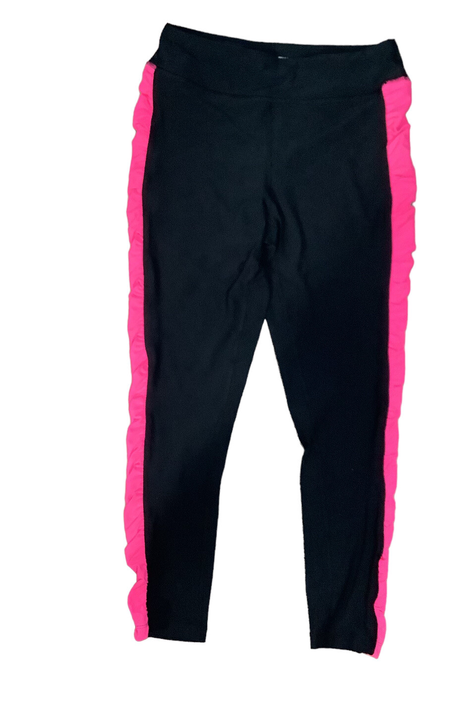 Leggings Donna Fila Sport Neri Taglia M Rosa Strisce Palestra Yoga Atletica