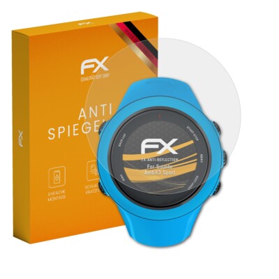 atFoliX 3x Displayfolie für Suunto Ambit3 Sport Schutzfolie matt&stoßfest Folie