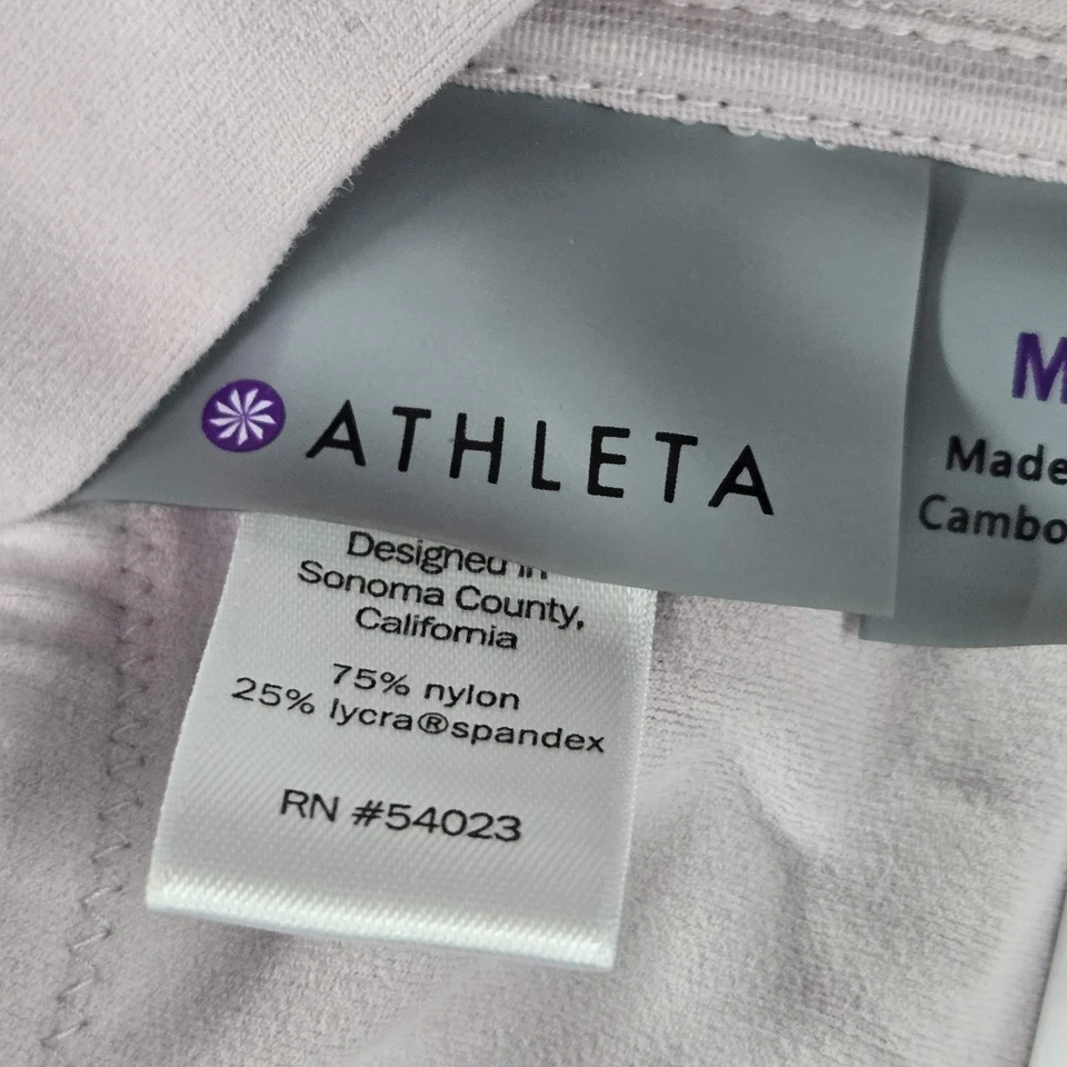 Athleta Women Bra Medium Light Mauve Bralette Wireless Strap Adjustable READ - Image 3 of 4