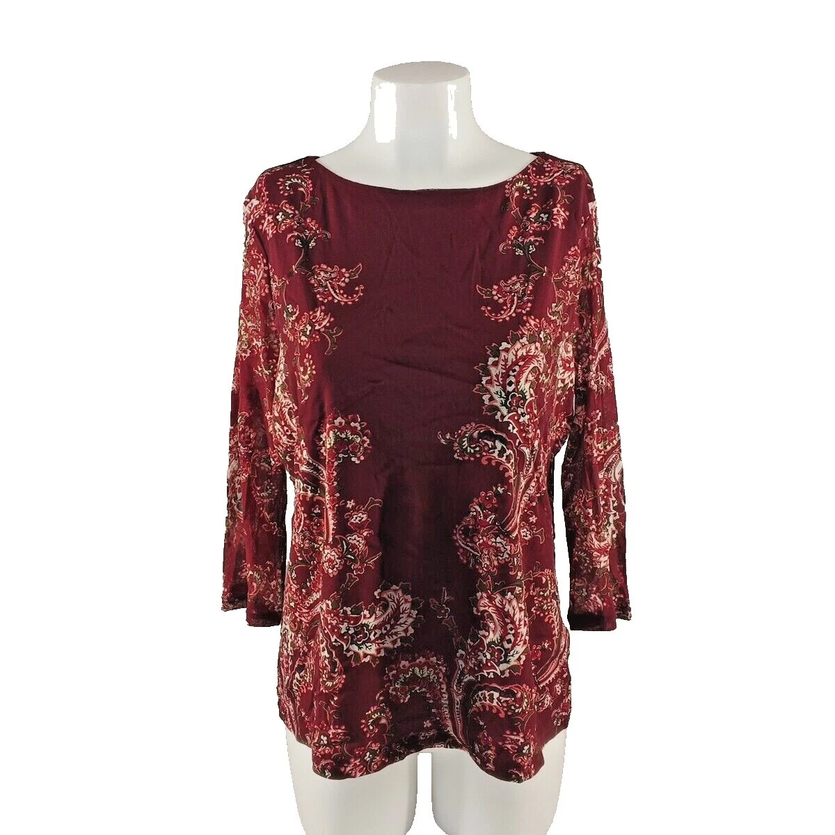 Tops floral de negocios de Nylon para De mujer