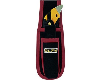 Messer OLFA Cutter L5 X-Design mit Stahldorn inkl. Gürteltasche und 5 Ersatzklin