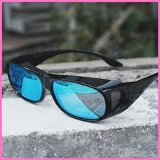 Polarized Sunglasses Fit Over Eye Glasses Driving Wrap Shield Goggles...