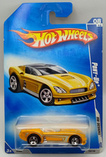 Hot Wheels 2009 HW Designs Series Pony-Up Yellow Metal flake-Check out pics