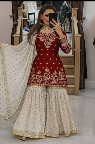 Women Dress Pakistani Salwar Kameez Readymade Suits Indian Wedding Party 3 Piece