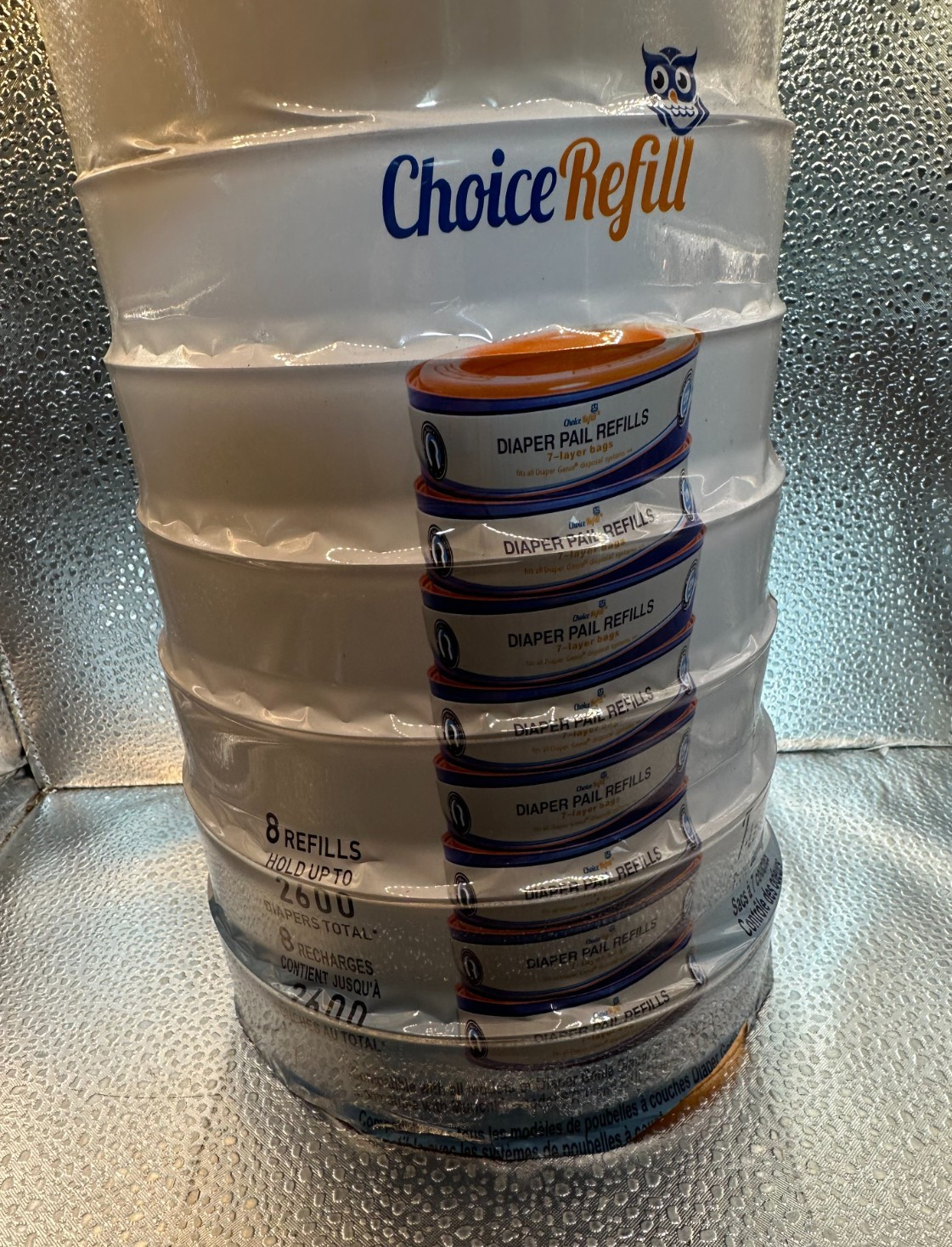 Pail 8 Refills Hold Up To 2600 Diapers Total