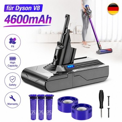 4600mAh Akku Für Dyson V8 Ersatzakku Fluffy Animal Absolute SV10 Staubsauger DHL