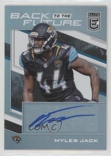 2017 Donruss Elite Back to the Future Signatures /99 Myles Jack Auto 8k4