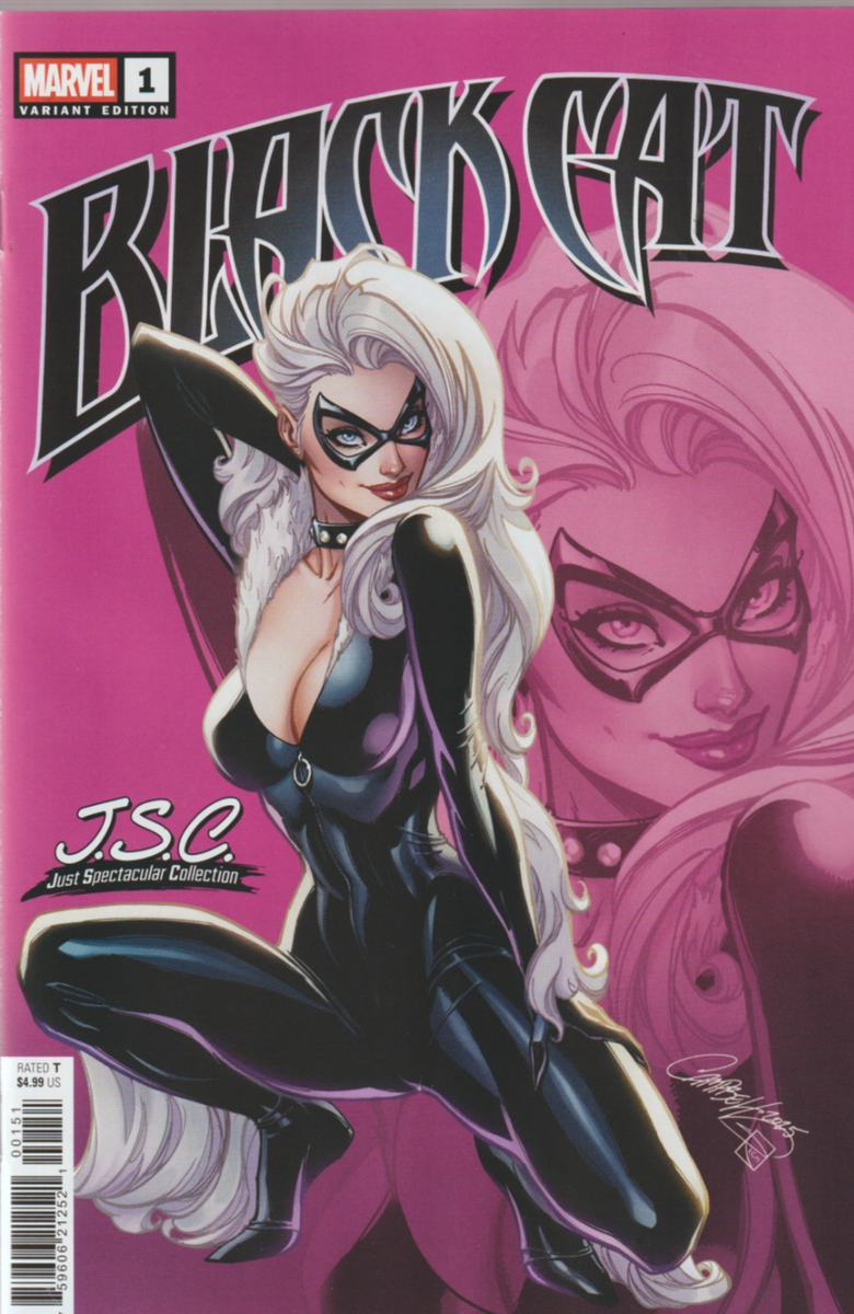 Black Cat # 1 J. Scott Campbell Variant Cover NM Marvel 2025 [V6