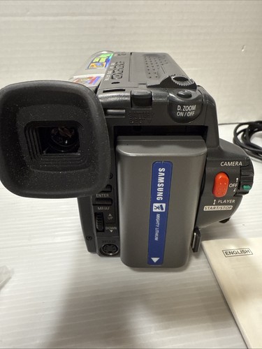 Videocámara Samsung SCW61 Hi8 8 mm 500x zoom digital manual y cinta nueva - Imagen 5 de 12
