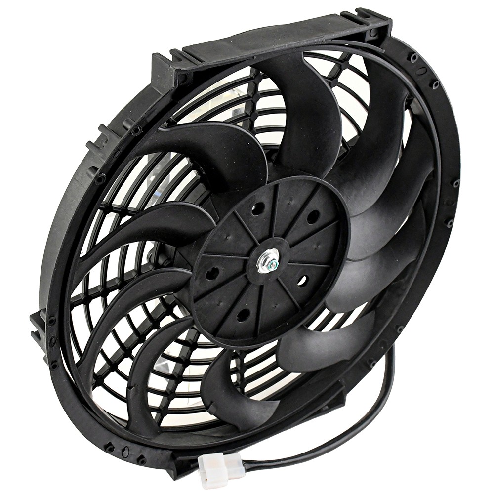 12" inch Universal Slim Fan Push Pull Electric Radiator Cooling 12V Mount Kit