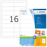 Herma Universal Etiketten Premium 97,0 X 33,8 Mm Weiß 1.600 Etiketten