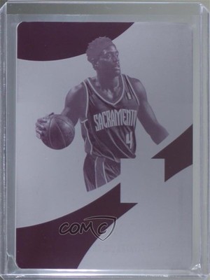 2017 Panini Immaculate Materials Printing Plate Magenta 1/1 Chris Webber HOF 0c3