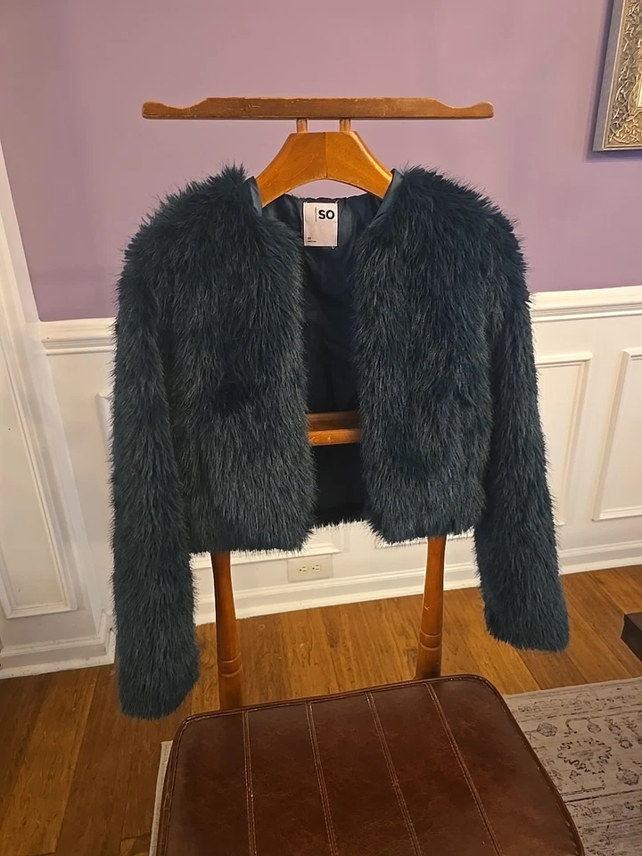 Forro de poliéster con carcasa de piel sintética verde talla XS de SO Goods For Life Size Kohl's Foto 2 de 4